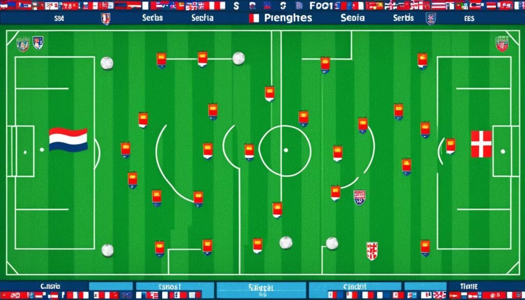 head-to-head comparison of Serbia vs England matches