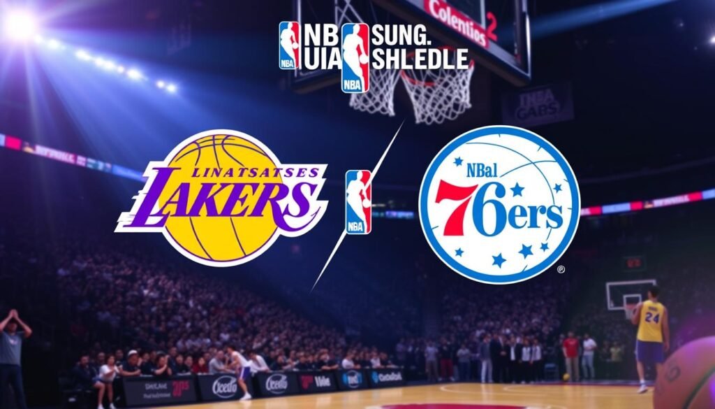 lakers vs 76ers match player stats