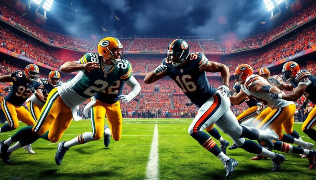 green bay packers vs chicago bears match player stats