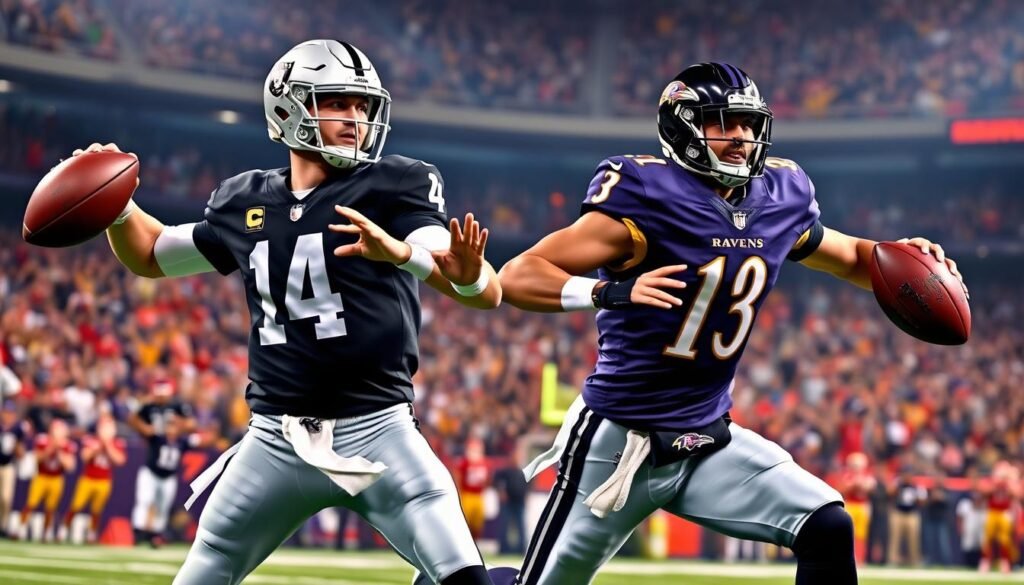 las vegas raiders vs baltimore ravens match player stats